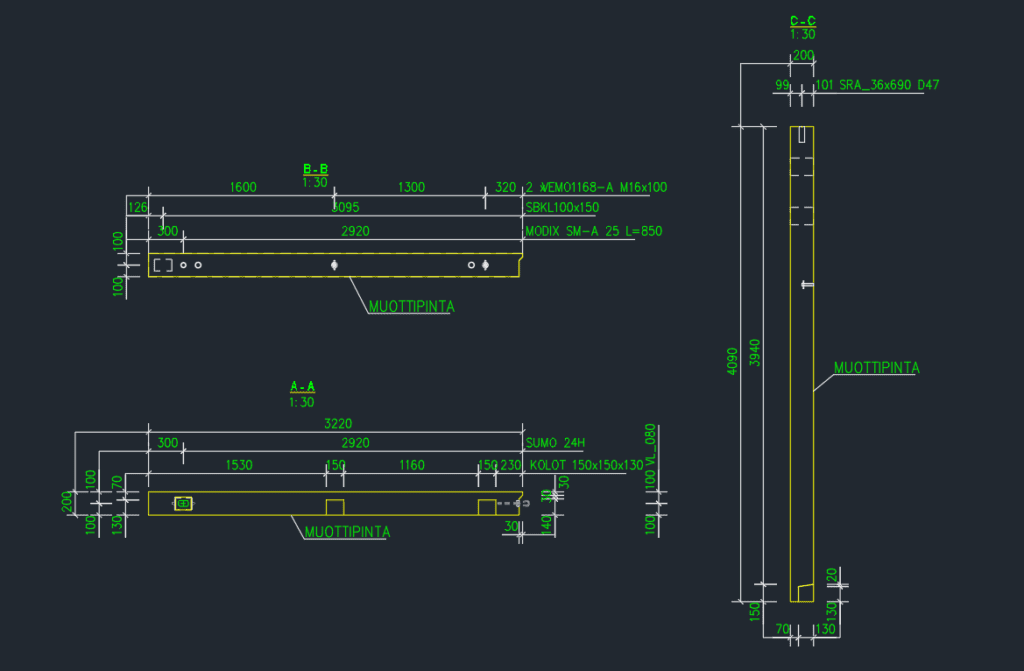 SW - Elevation Shape Drawing