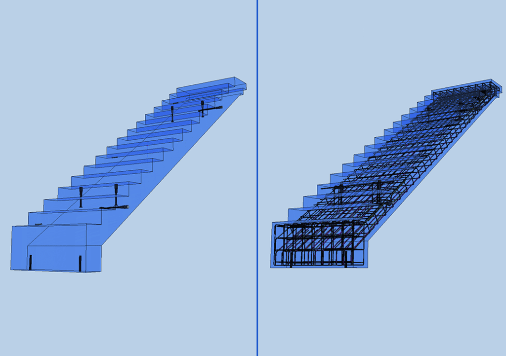 Allplan - Stair rebar