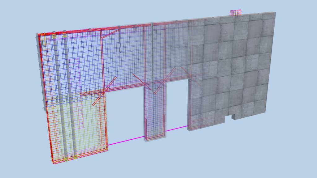 Tesla wall with two openings final