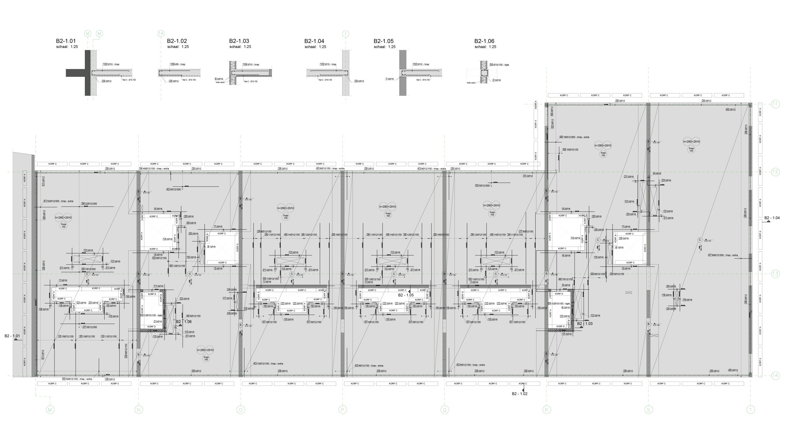 Tunnel formwork slab