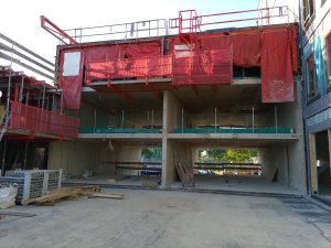 Tunnel formwork on a residential building in Rotterdam